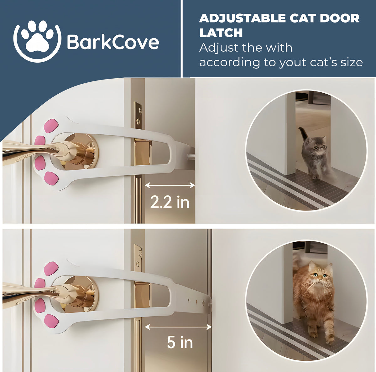 PawGate™ - Cat Door Holder Latch