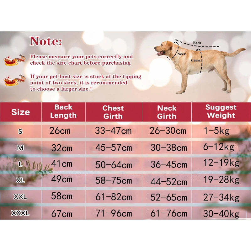 SantaPaws Santa Claus riding dog costume