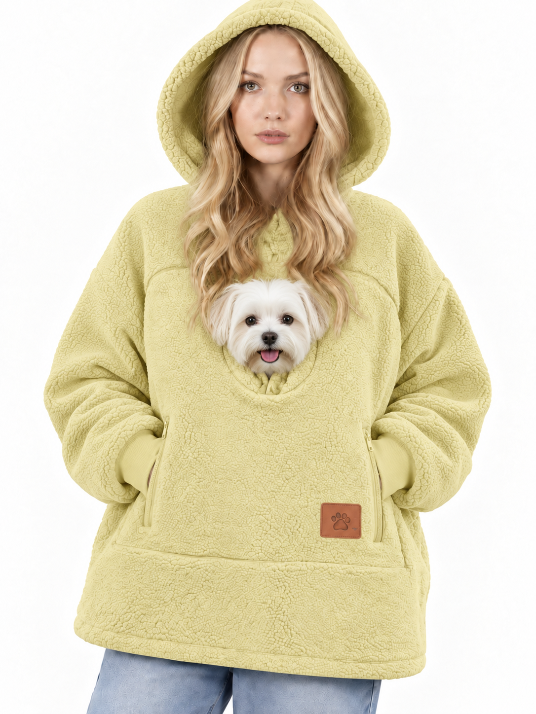 PawPouch Hoodie - Honey