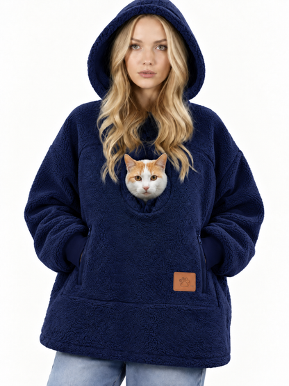 PawPouch Hoodie - Navy