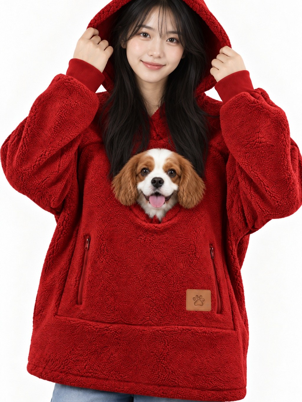 PawPouch™ - Sherpa Pet Pouch Hoodie