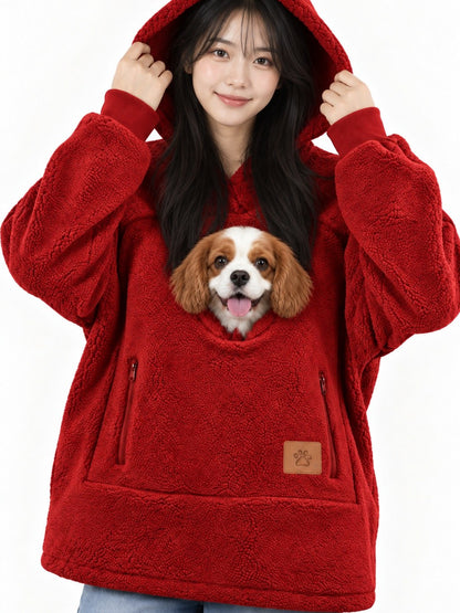 PawPouch™ - Sherpa Pet Pouch Hoodie