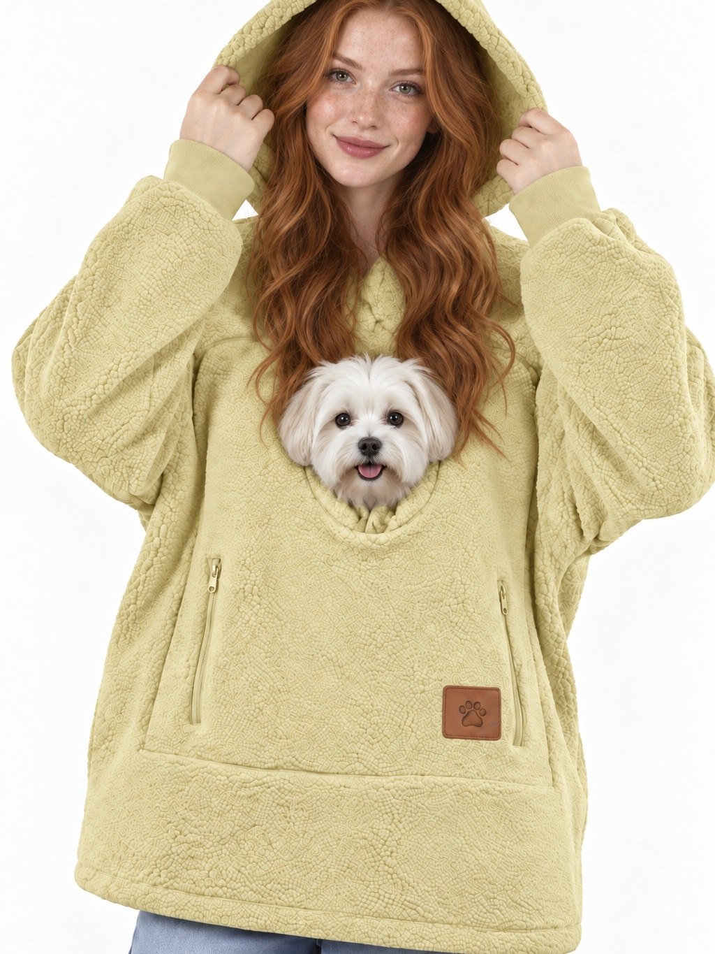 PawPouch™ - Sherpa Pet Pouch Hoodie