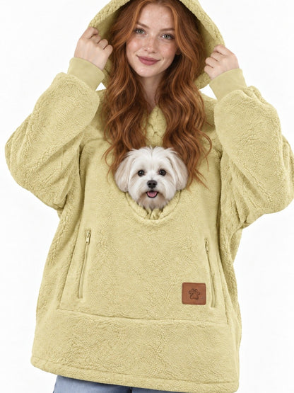 PawPouch™ - Sherpa Pet Pouch Hoodie