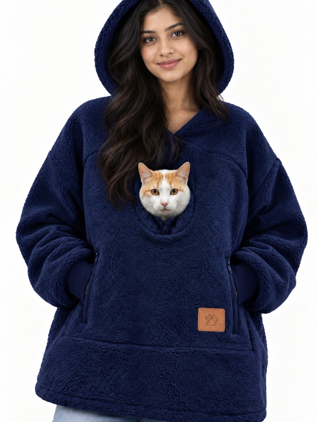 PawPouch™ - Sherpa Pet Pouch Hoodie